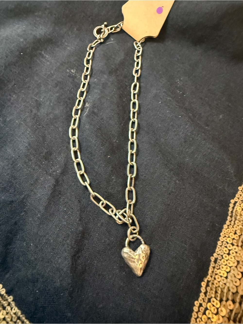 Gold Heart Pendant Chain Necklace - Women Jewelry